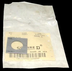 NEW SQUARE D   9001KXN-644   PANEL MOUNT SWITCH OFF ON LEGEND PLATE - Picture 1 of 1