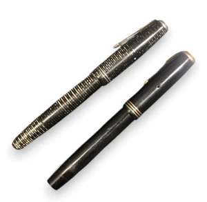 Lot of 2  Parker Vacumatic Fountain Pens-Maxima & Major Stand- FOR RESTORATION - Picture 1 of 22