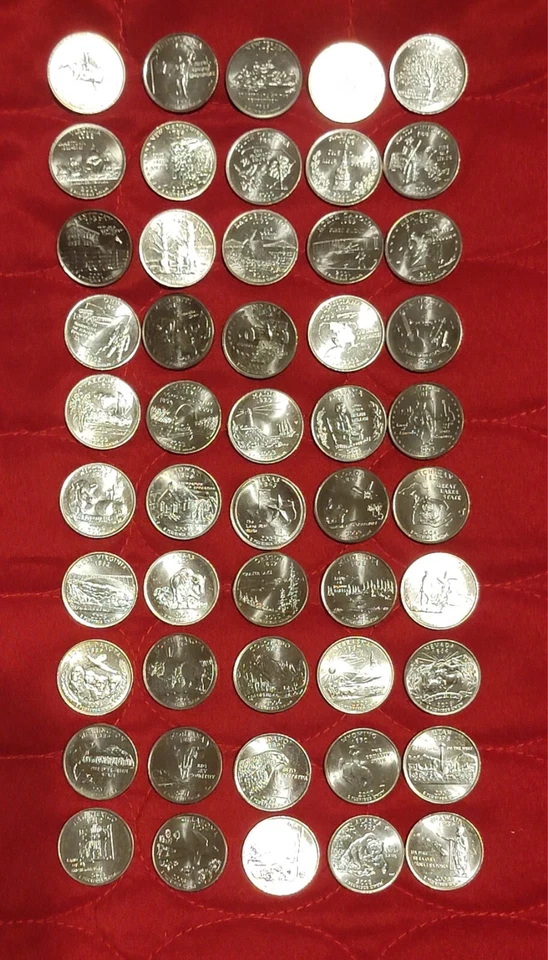 1999-2008 D Uncirculated State Quarter Complete Set of 50 - Image 1 of 1