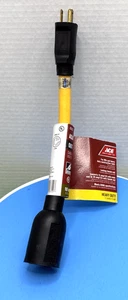 15A Male to 20A Female Locking 125V Adaptor Cord - Picture 1 of 6