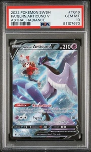 Galarian Articuno v TG16/TG30 Astral Radiance 2022 Pokemon - PSA 10 Gem MINT - Picture 1 of 2