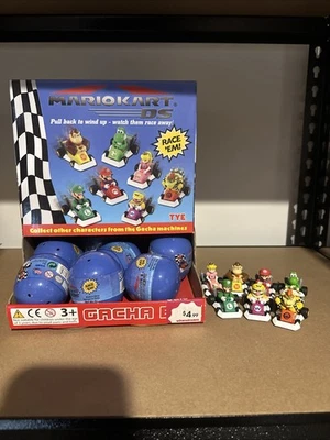 Mario Kart DS Pull Back Gacha Display Box 2005-2007 Tomy Nintendo TYE Complete 7 - Image 1 of 4