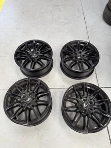 4 Cerchi Lega GMP SPECTER BMW 18 Pollici Usati + sensori di pressione TPMS - Picture 1 of 7