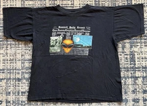 Vintage 1998 Roswell Daily Record Front Pages Alien T-Shirt XL Akte X UFOs - Bild 1 von 4