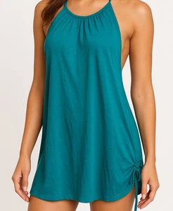 Victoria's Secret Türkis Neckholder Badeanzug Überkleid Gr. M - Bild 1 von 7