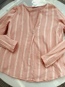 Bluse von Esprit in lachs gestreift Größe 38 - Bild 1 von 1