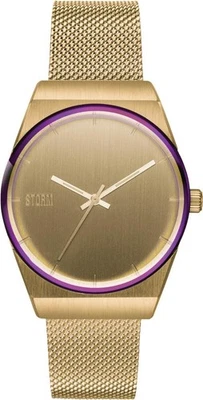 Reloj STORM Mini Cirero para mujer con esfera dorada y correa milanesa 47486/GD Foto 1 de 4
