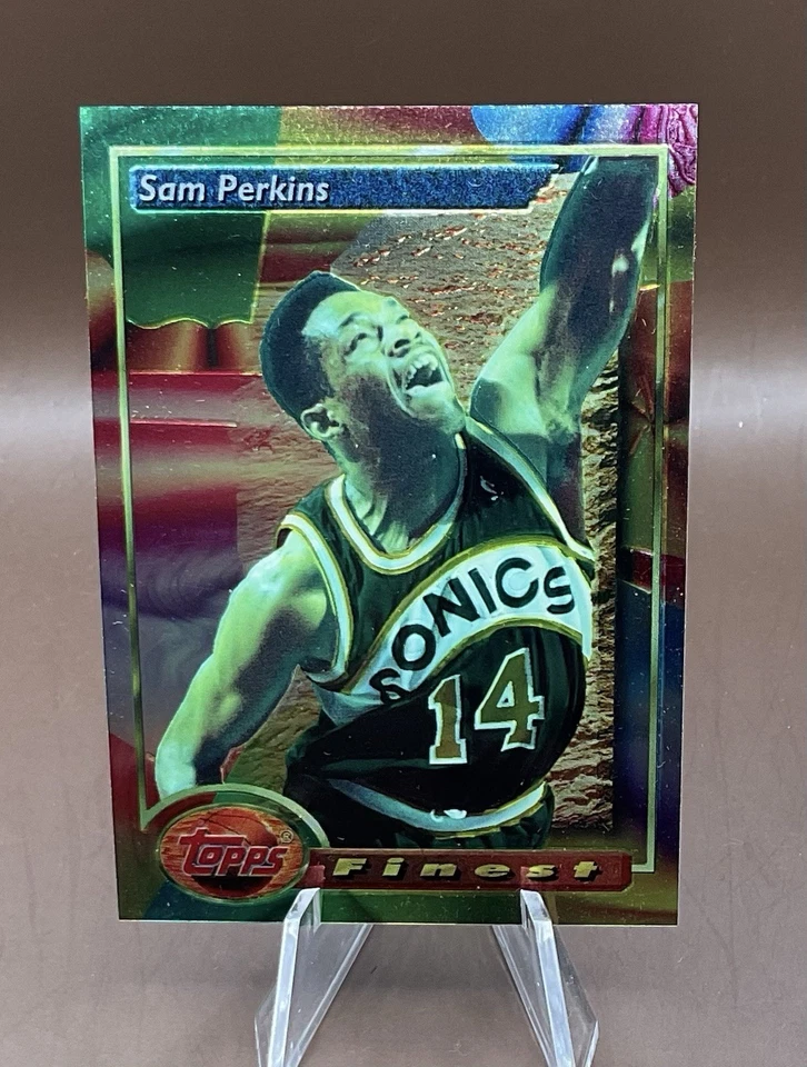 1993-94 Topps Finest - Sam Perkins #186 - Image 1 of 1