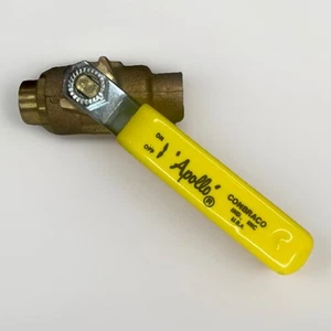 Conbraco Apollo 1/2” 600PSI Inline Solder Bronze Ball Valve 70-203-01 New 6 Pcs - Picture 1 of 6