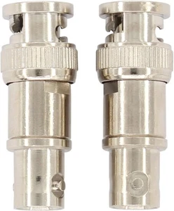 MOTOKU 2X Copper Adapter 50Ohm 38.5mm Insert Type BNC Feed Through Terminator - Picture 1 of 6