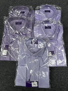 Bulk Lot of 5 Baubridge & Kay Men’s Dress Shirts – New with Tags  – Mix - Picture 1 of 4