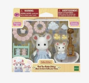Calico Critters #CC2213 Bath Time Bubble Geschwister brandneu US-Verkäufer - Bild 1 von 9
