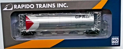 RAPIDO 127028A HO 3800 Cylindrical Hopper Canadian Pacific CP RAIL 382336 NIB - Image 1 of 4