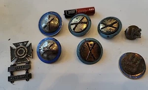 Military Lot Lapel Pins Army Infantry Military Police Corps Crossed Rifles U.S. - Picture 1 of 14