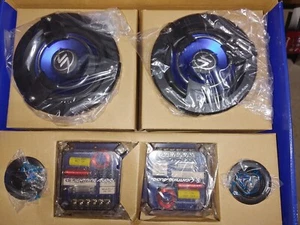 Rare Old School Lightning Audio NEO Component Car Stereo Speakers Crossover Amp - Picture 1 of 6