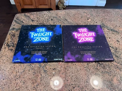 THE TWILIGHT ZONE Volume 1 & 2 NEW 4-Disc LASERDISCS Box Sets - Image 1 of 4