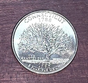 1999-D - Connecticut - U.S. State Quarter- UNC from US Mint - Picture 1 of 2