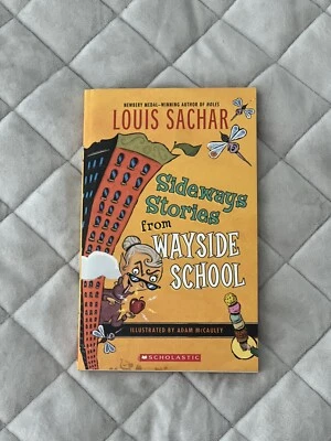 Sideways Stories from Wayside School Louis Sachar Scholastic Paperback Kid Book - Image 1 of 2