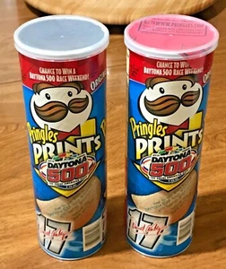 Darrell Waltrip Nascar 2 Pringles Prints Daytona 500 Sweepstakes 1 Sealed 1Empty - Picture 1 of 12