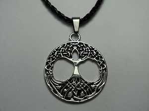 CELTIC KNOT TREE OF LIFE  PEWTER PENDANT  - Picture 1 of 3