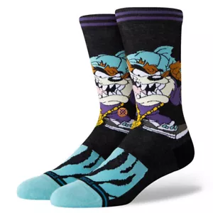 Stance x Looney Tunes Tasmanian Devil American Cartoon Mens Large Socks 9-13 - Picture 1 of 3