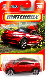 2023 Matchbox 2021 Ford Mustang Mach E Red 1:64 - Picture 1 of 5