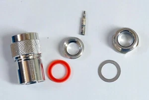 EF Johnson (Amphenol) (2) N Typ Stecker für RG8 Koax 134-0216-016 *NEU* - Bild 1 von 2