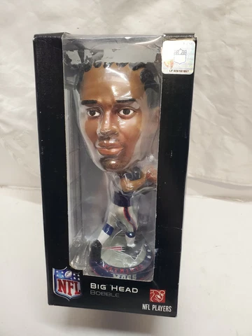 Randy Moss Big Head Bobblehead Figure 10" Patriots Forever Collectibles Cover