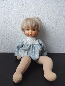 Puppe Stoffpuppe - Baby - ca. 35 cm - Krahmer? Pograntz? - Bild 1 von 6