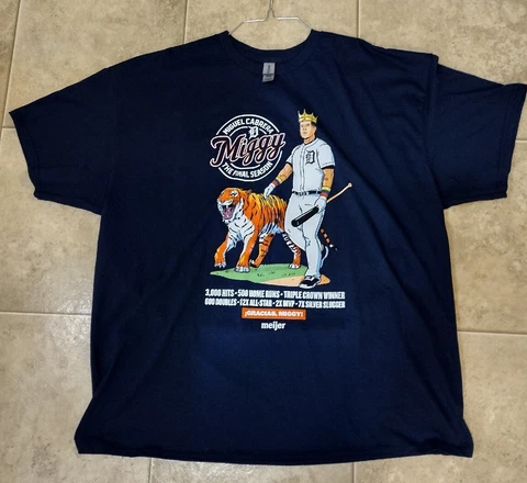 4/29/2023 SGA Detroit Tigers Miggy Final Season Miguel Cabrera T-Shirt 2Xl XXL Cover