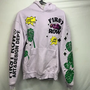 First Row Men’s Small/medium Embroidered Streetwear Hoodie - Picture 1 of 6