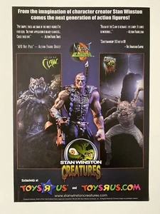 Stan Winston Creatures Toys R Us Exclusive Vintage 2002 Action Figure Print Ad - Picture 1 of 3