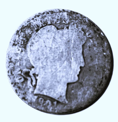 1901 U.S. Barber Dime Cover
