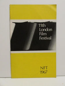 NFT NATIONAL FILM THEATRE MAGAZINE 1967 67 11TH LONDON ENGLAND FILM FESTIVAL - Foto 1 di 3