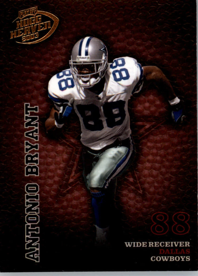 2003 Playoff Hogg Heaven #39 Antonio Bryant - Dallas Cowboys - Image 1 of 2