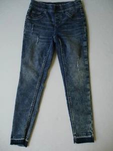 Justice Girl size 8 - Stone wash mid rise legging some distress detail - 2020 - Picture 1 of 5