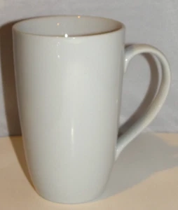 Pottery Barn Great White Tall White Porcelain Coffee Mug Tea Cup Latte 16oz. - Picture 1 of 8