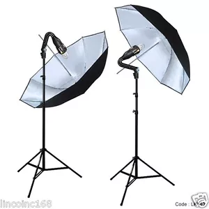 Fotoständer Studio Blitz Strobe Sklavenlicht Beleuchtungsset - Bild 1 von 9