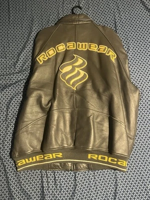 Vintage XXL Rocawear Leather Jacket - Image 1 of 4