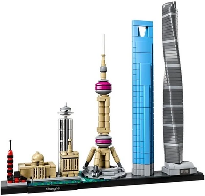 Unbuilt Lego Architecture: Shanghai (21039) With 597 Pcs. Generic Bricks - Image 1 of 2