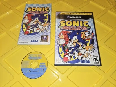 Sonic Mega Collection For Nintendo GameCube Complete In Box Authentic Tested  - Image 1 of 4