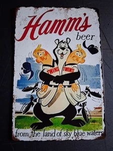 Hamms Beer Tin Sign 8x12 Reproduction - Picture 1 of 1