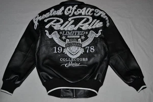 Pelle Pelle Men's LEATHER GREATEST OF ALL TIME Jacket BLACK All Sizes - Picture 1 of 9