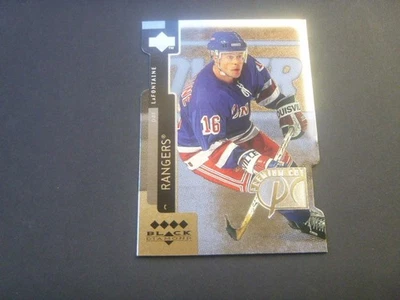 Diamante UD 1997-98 negro corte premium diamante cuádruple #PC22 Pat LaFontaine casi nuevo/muy bueno Foto 1 de 2