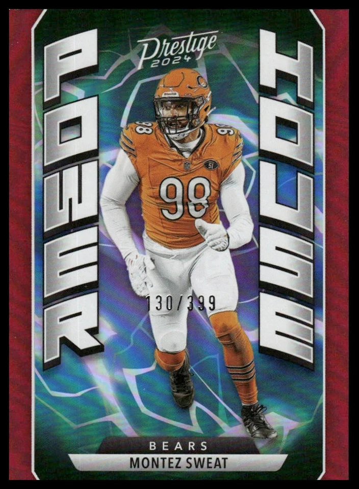 2024 Panini Prestige #PH-MST Montez Sweat Power House Xtra Points Red #/399 - Image 1 of 2