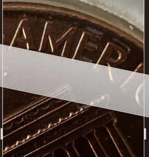 Close Am Penny 1992 sin marca de ceca rojo errores DDO excelente estado Foto 1 de 4