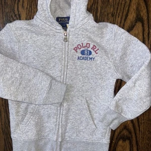Ralph Lauren Boys Zip Up Gray 4T - Picture 1 of 4