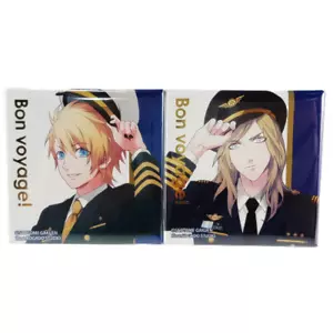 Juego de insignias de lata comercial de brócoli Uta no Prince Sama Camus y zapatos Kurusu - Imagen 1 de 3