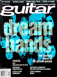 Guitar For The Practicing Musician Magazine October 1993 Steve Vai George Lynch - Picture 1 of 1