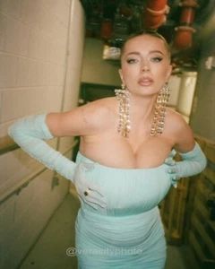 8x10 CAROLINE VREELAND GLOSSY PHOTO hot sexy cute blonde bikini model - Picture 1 of 1